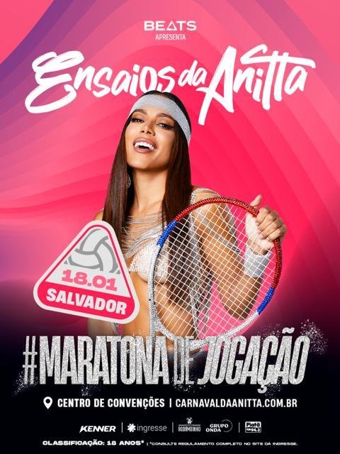 Ensaios da Anitta 2025 - Salvador