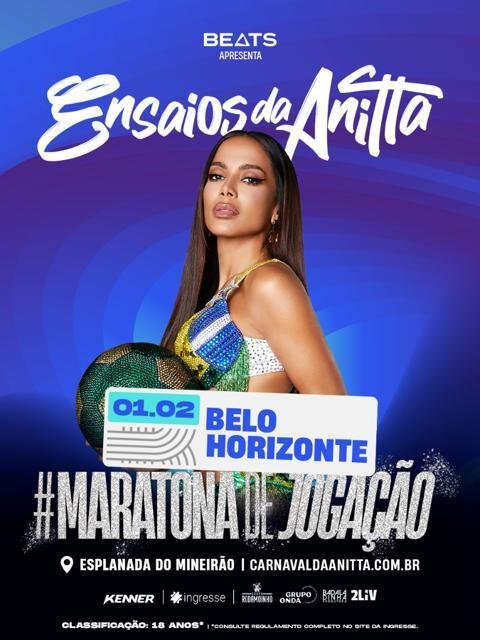 Ensaios da Anitta 2025 - BH